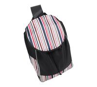PACKOVE Einkaufswagen Ersatztasche Faltbar 55x35x18cm aus Oxford Gewebe | Seitliches Staufach, Schwarz, für Einkaufstrolleys und Viele Wagen, Leicht Anzubringen
