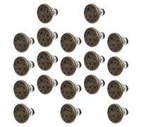 PACKOVE Jeans Ersatzknöpfe Abnehmbar Taillenregulierer aus Legierung ohne Nähen für Hosenbund und Mäntel 30 Stück Selbstgemacht Zubehör