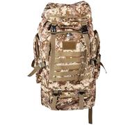 PACKOVE Rucksack 80l aus Nylon und Oxford Stoff Organisiert für Wandern und Camping Leichter Outdoor Rucksack für Herren und Damen