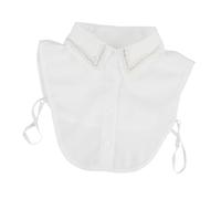 PACKOVE Strass Falscher Halskragen für Damen mit Perlenstickerei Abnehmbar und Stilvoll für Verschiedene Anlässe