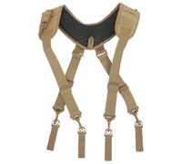 PACKOVE Werkzeuggürtel Hosenträger aus Nylon Gepolstert Verstellbare Brustgurte Khaki für Schreiner und Elektriker für Bau und Schreinerarbeiten