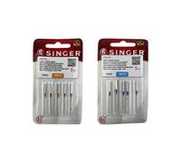 Packung mit 10 Singer-Nadeln 2022 für Overlock Singer 14SH, 14CG und andere Stärken 80/12 und 90/12 ELx705 15x1