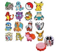 Packung Mit 16 Patches BüGelflicken FüR Kinder Pokemon AufnäHer BüGelbilder FüR Textilien Kinder Patches Zum AufbüGeln AufnäHer Kinder FüR Kinder, Jungen, MäDchen, FüR Jacken, Jeans, RucksäCke