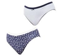 Packung x 2 Brislip Coquettes Baumwollhöschen JPB3 Frau L