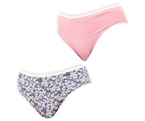 Packung x 2 Brislip Coquettes Baumwollhöschen JPB3 Frau L