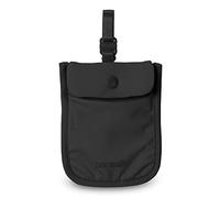 Pacsafe Coversafe S25 - BH-Tasche für Karten und Bargeld, Black | Diskrete BH-Tasche für Karten und Bargeld mit weichem Stoff, Druckknopfverschluss und verstellbaren elastischen Trägern