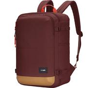 Pacsafe Go 34L Reiserucksack dunkelrot, Kunstfaser, 32 x 47 x 20cm
