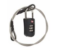 pacsafe Prosafe 1000 Combination Lock with Steel Cable Black