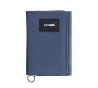 Pacsafe RFID-blockierende dreifach Faltbare Geldbörse für Herren, Blau (Coastal Blue), Einheitsgröße, RFID-blockierende dreifach gefaltete Brieftasche