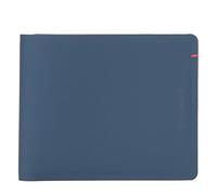 Pacsafe RFIDsafe TEC Bifold Wallet für bis zu 13 Kreditkarten, 6 Easy Access Steckfächer, Portemonnaie mit Anti-Diebstahl Schutz, schmaler PU Geldbeutel, Geldbörse mit RFID Technologie, Blau/Rot