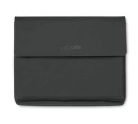 Pacsafe RFIDsafe TEC dünne Reisepass Hülle, 4 Kreditkarten Steckfächer, Reisepassetui mit Anti-Diebstahl Schutz, PU Organizer im schlanken Design, RFID Technologie Datenschutz, Schwarz/Black