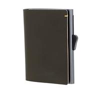 Pacsafe RFIDsafe TEC Slider Wallet für 5 Kreditkarten, Scheinfach, Kreditkartenetui mit Anti-Diebstahl Schutz, PU Kartenhalter im schlanken Design, Geldbörse mit RFID Technologie, Utility Braun