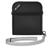 Pacsafe RFIDsafe V100, blockierender Geldgürtel mit RFID-Diebstahlschutz, schwarz (Schwarz) - PAC10556_1_Noir/100