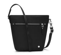 Pacsafe Schultertasche schwarz, Kunstfaser, Damen