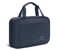 Pactastic aufhängbare Kosmetiktasche mit Tragehenkel | 500 gramm leichter Reise-Kulturbeutel für Pflegeprodukte mit 4 Reißverschlussfächern & wasserabweisendem Material | 30 x 7 x 20 cm