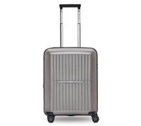 Pactastic Collection 01 4-Rollen Kabinentrolley 55 cm mit Dehnfalte grey-coffee metallic (TAS002931) grau