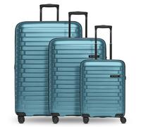 Pactastic Kollektion 04 Das Drei Set + 4 Rollen Kofferset 3-teilig Mit Dehnfalte für Herren - XL