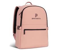 Pactastic großer Daypack mit Tragegriff & Rückenfach | 710 Gramm leichter Rucksack aus wasserabweisendem veganem Tech-Material | 33 x 15 x 44 cm mit Laptopfach