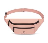 Pactastic Gürteltasche Crossover-Tasche Bauchtasche mit 3 Reißverschlussfächern | 210 Gramm leicht, aus wasserabweisendem veganen Tech-Material | 33 x 7 x 16 cm mit 4 Reißverschlussfächern
