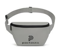 Pactastic Gürteltasche Crossover-Tasche Bauchtasche mit Reißverschlussfach | 160 gramm leichte aus wasserabweisendem veganen Tech-Material | Innentasche für Wertgegenstände 21 x 6 x 14 cm