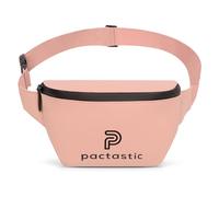 Pactastic Gürteltasche Crossover-Tasche Bauchtasche mit Reißverschlussfach | 160 gramm leichte aus wasserabweisendem veganen Tech-Material | Innentasche für Wertgegenstände 21 x 6 x 14 cm