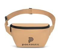 Pactastic Gürteltasche Crossover-Tasche Bauchtasche mit Reißverschlussfach | 160 gramm leichte aus wasserabweisendem veganen Tech-Material | Innentasche für Wertgegenstände 21 x 6 x 14 cm