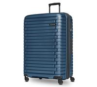 Pactastic Collection 04 THE LARGE + 4 Rollen Trolley L 75 cm mit Dehnfalte blau