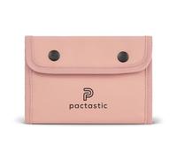 Pactastic Reisepass-Geldbörse mit 6 Kartenfächern & geschütztem Münzfach | 100 g leichter Reisegeldbeutel für Pässe & Bargeld aus wasserabweisendem veganem Tech-Material | 17,5 x 2,5 x 13 cm