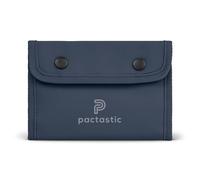 Pactastic Reisepass-Geldbörse mit 6 Kartenfächern & geschütztem Münzfach | 100 g leichter Reisegeldbeutel für Pässe & Bargeld aus wasserabweisendem veganem Tech-Material | 17,5 x 2,5 x 13 cm