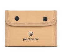 Pactastic Reisepass-Geldbörse mit 6 Kartenfächern & geschütztem Münzfach | 100 g leichter Reisegeldbeutel für Pässe & Bargeld aus wasserabweisendem veganem Tech-Material | 17,5 x 2,5 x 13 cm