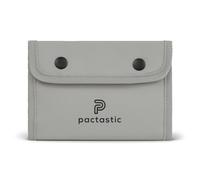 Pactastic Reisepass-Geldbörse mit 6 Kartenfächern & geschütztem Münzfach | 100 g leichter Reisegeldbeutel für Pässe & Bargeld aus wasserabweisendem veganem Tech-Material | 17,5 x 2,5 x 13 cm