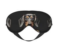 Pad Dackel, doppelseitige weiche Verdunkelungs-Augenmaske, Entspannung, Nulldruck, Nachtschlaf-Augenmaske