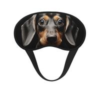 Pad Dackel-Schlafmaske für Seitenschläfer, Verdunkelungs-Augenmaske für Damen und Herren, Nulldruck-Schlafmasken, weiche, atmungsaktive Augenabdeckung, bequeme Augenbinde, Augenschutz für Nachtschlaf