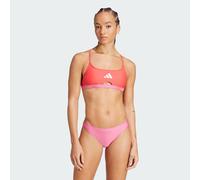 Padded Colorblock X-Back Bikini Pulse Magenta / Semi Lucid Red L