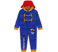 Paddington Bear Onesie Jungen | Onesie Kinder Kuschelig | Schlafoverall Kinder Mit Haube | Blau 92