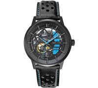 Paddock Armbanduhr Leder blau Einheitsgröße