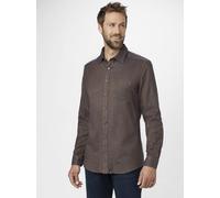 Paddock`s Baumwollhemd Herren Regular Fit Baumwolle braun, XXL