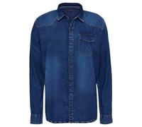 PADDOCKS Langarm Hemd mid blue dobby 33032 7533.5922 - wie Jeanshemd XXL