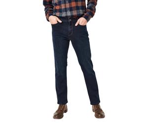 Paddocks Ranger Pipe Jeans in Blue Black Used W33 / L28 Slim Fit