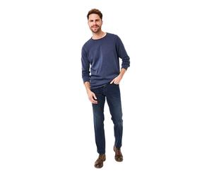 Paddocks Ranger Pipe Jeans in dunkelblauer Waschung W40 / L30 Slim Fit