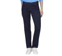 Paddocks`s Damen Jeans Lara Motion & Comfort - Straight Fit - Blau - Rinsed Wash