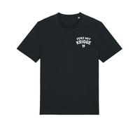 päfjes Ferz mit Krigge Hessisch Spruch - Fair Organic Cotton Unisex / Männer T-Shirt Schwarz XL