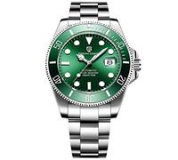 Pagani Design Herren-Uhren, automatische mechanische Armbanduhr für Herren, 100 m wasserdicht, Edelstahl, modisch, lässig, Business-Kleid, Analog-Uhr, Mann SUB Homage