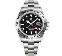 Pagani Design herrenuhr automatik GMT Business Sports Mechanisch Herrenuhren Wasserdicht 100M Analogue Edelstahl Armbanduhr für Männer