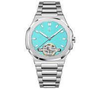 Pagani Design Herrenuhr, PD-YS025, Herren Automatik, Skelett Tourbillon, mechanisches Uhrwerk, sportliches Saphirglas, Edelstahlarmband, 42 mm Gehäuse (PD-YS025Himmelblau)