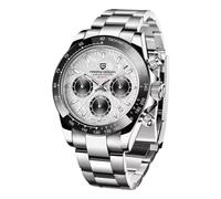 Pagani Design Herrenuhr VK63 Uhrwerk Daytona Chronograph Herren Hommage Quarz Uhr Keramik Lünette Edelstahl Sport Gummiband wasserdichte Taucheruhren Herren