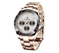 Pagani Design Herrenuhr VK63 Uhrwerk Daytona Chronograph Herren Hommage Quarz Uhr Keramik Lünette Edelstahl Sport Gummiband wasserdichte Taucheruhren Herren