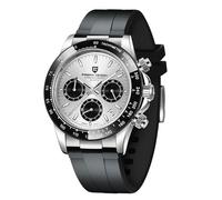 Pagani Design Herrenuhr VK63 Uhrwerk Daytona Chronograph Herren Hommage Quarz Uhr Keramik Lünette Edelstahl Sport Gummiband wasserdichte Taucheruhren Herren