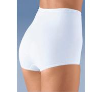Pagenschlüpfer MEY, Damen, Gr. 46/48, 2 Stk., weiß, 60% Baumwolle, 35% Viskose, 5% Elasthan, Unterhosen (801810-46) weiß