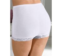 Pagenschlüpfer NINA VON C., Damen, Gr. 40, 4 Stk., weiß, 93% Baumwolle, 7% Elasthan, Unterhosen (13101831-40) weiß